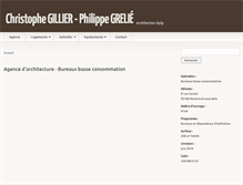Tablet Screenshot of gillier-grelie.com